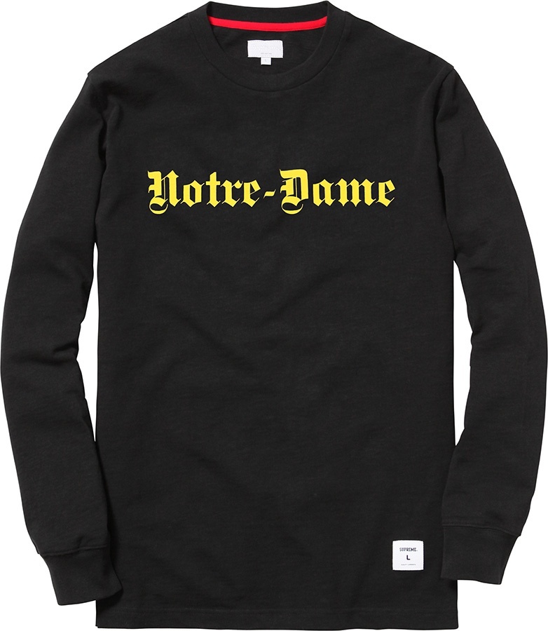 Notre Dame L/S Top view 2